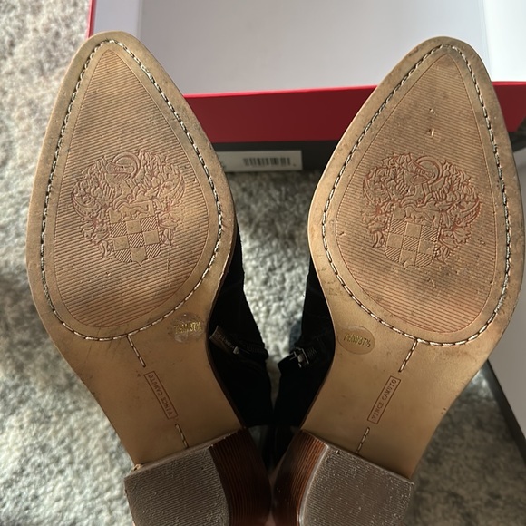 Vince Camuto Black Suede Booties - Picture 5 of 5